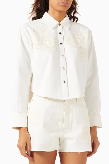 The Crochet Swing Shirt in Organic Cotton