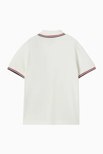 Logo Applique Polo Shirt