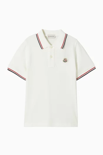 Logo Applique Polo Shirt