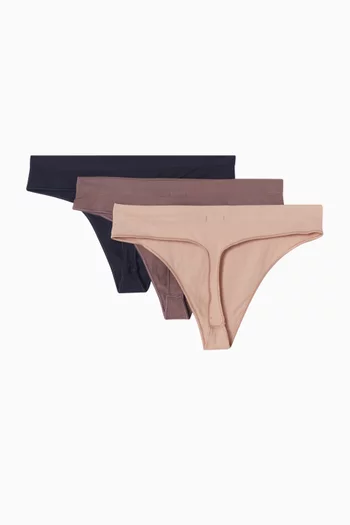 Bonded Flex Seamless Thong, Set of 3