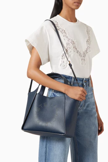 Logo Crossbody Bag in Eco Alter Grained Mat