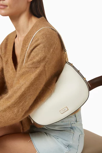 Small Liv Hobo Shoulder Bag in Leather