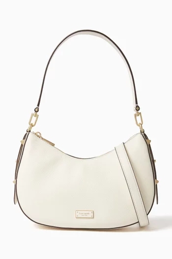 Small Liv Hobo Shoulder Bag in Leather