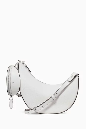 Duo Crossbody Bag in Leather