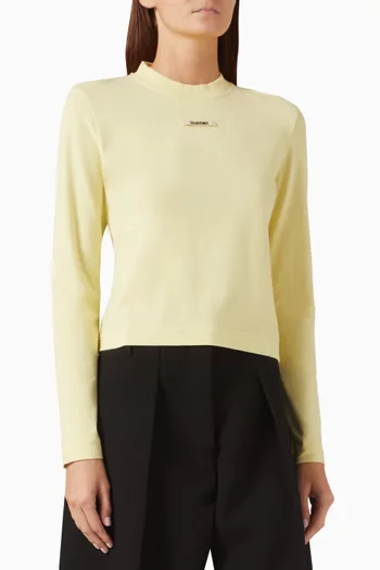 Le Gros Grain T-shirt in Cotton Blend