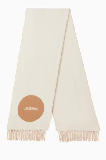 L'écharpe Rond Carré Scarf in Virgin Wool
