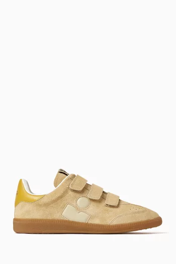 Beth Low-top Sneakers in Suede Calfskin