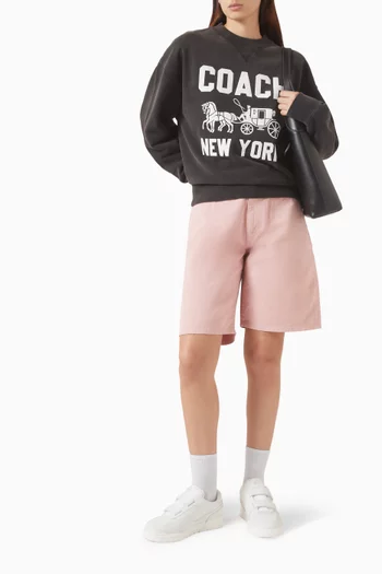 Horse & Carriage Sweatshirt in Cotton