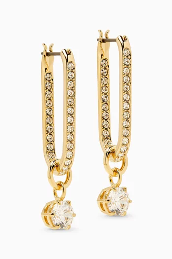 Constella Drop Earrings in Gold-plated Metal