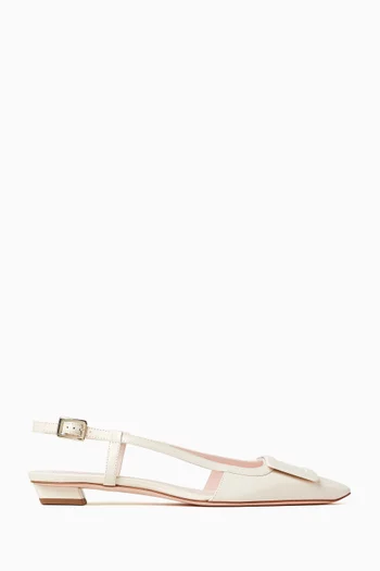 Belle Vivier Slingback Ballerinas in Leather
