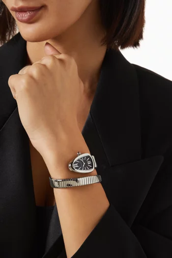 Serpenti Tubogas Watch in Stainless Steel