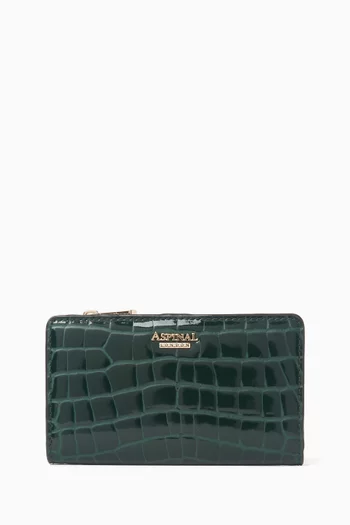 Mayfair Mini Purse in Croc-embossed Leather