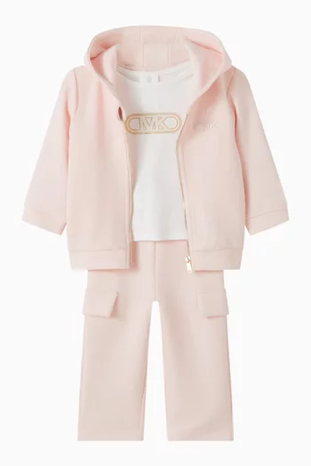 3-piece Tracksuit Set in Cotton