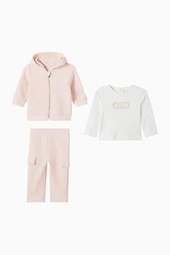 3-piece Tracksuit Set in Cotton