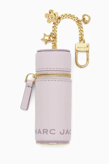 The Lipstick Bag Charm in Leather