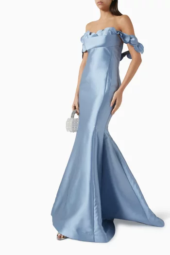 Petal Dress in Taffeta