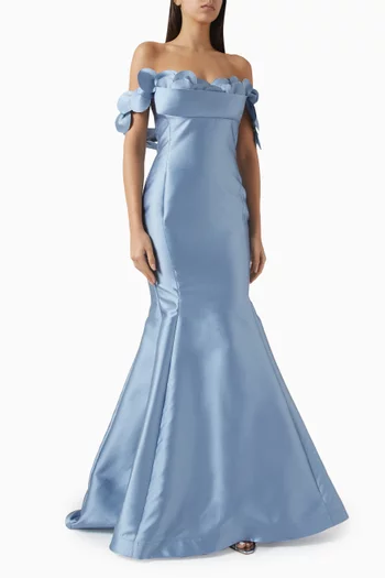 Petal Dress in Taffeta