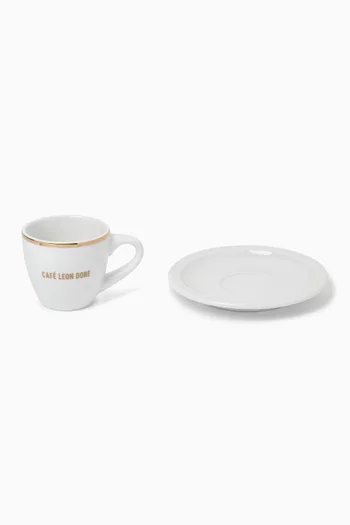 فنجان إسبريسو بطبعة Café Leon Dore