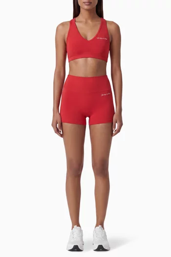 Signature Logo Mini Biker Shorts