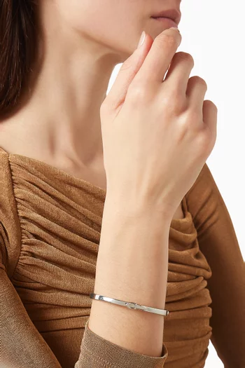 Signature C Bangle in Brass