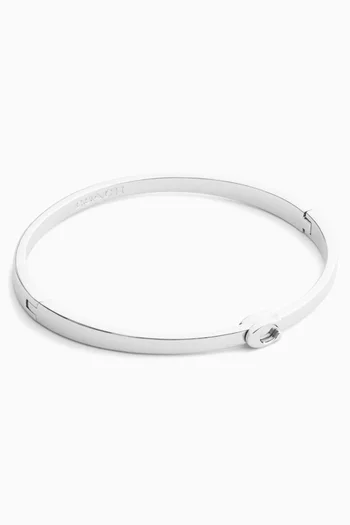 Signature C Bangle in Brass