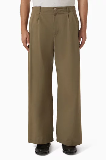 Bridge Chino Pants in Wool-blend