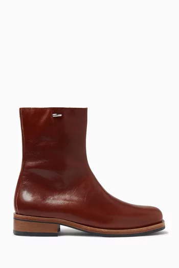 Camion Boots in Leather