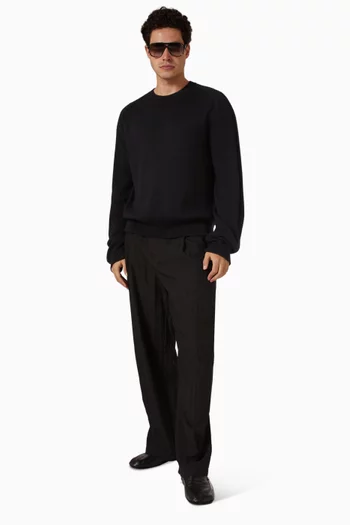 True Roundneck Sweater in Cotton