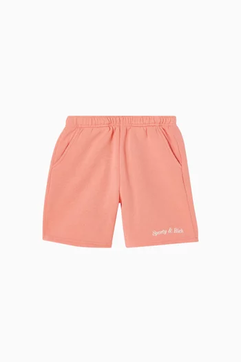 Signature Logo Gym Shorts in Jersey