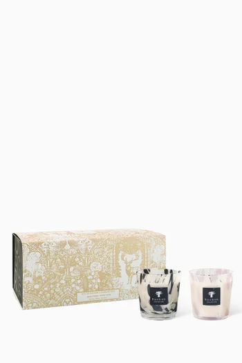 Pearls Black & White Duo Scented Candles