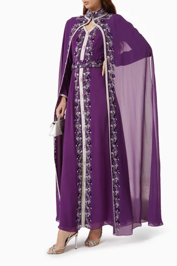 Embellished Cape Kaftan