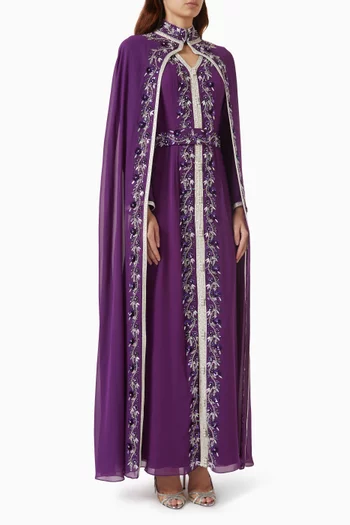 Embellished Cape Kaftan