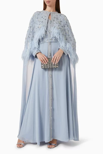 Embellished Cape Kaftan