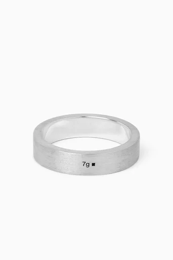 7g Ribbon Ring in Sterling Silver