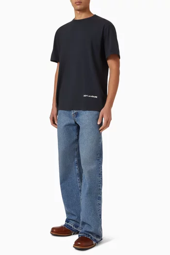French Micro Logo T-shirt in Cotton
