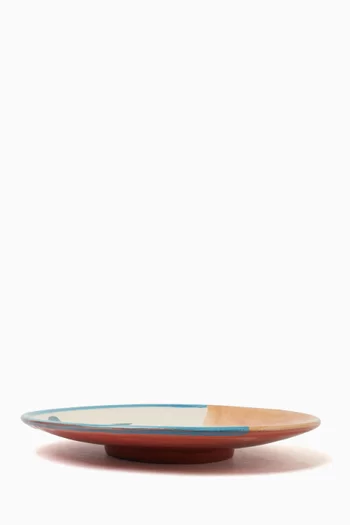 Ounass Exclusive Summer Ceramic Plates, Set of 4