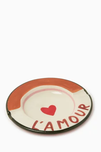 L`Amour Ashtray in Ceramic, 16cm