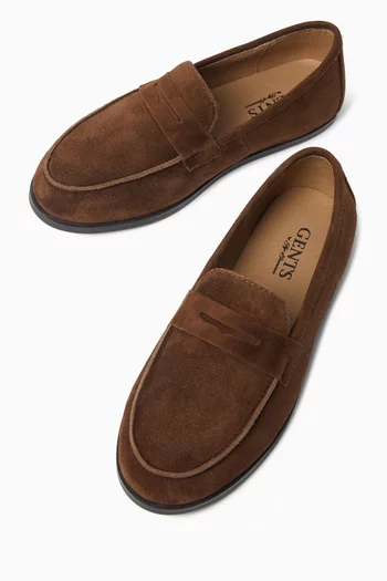 Ryan Penny Loafers in Suede