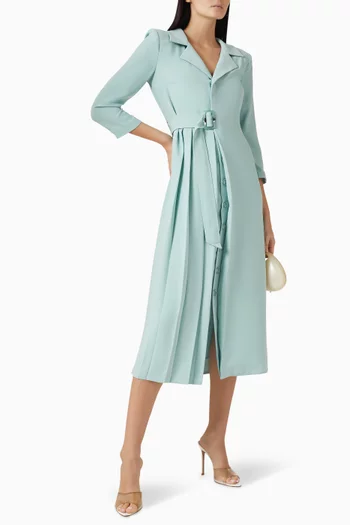 Belted Midi Dress