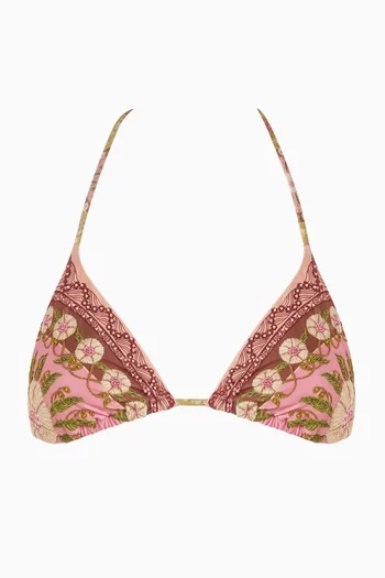 Lolita Embroidered Bikini Top