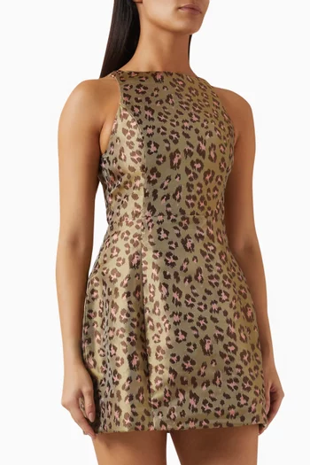 Elara Mini Dress in Satin