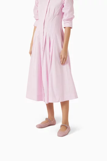 The Jelly Crystal-embellished Ballet Flats