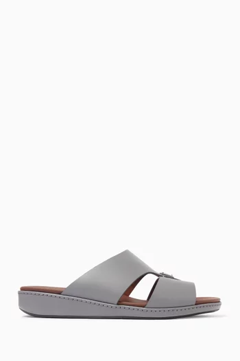 Logo Arabic Sandals in Leather