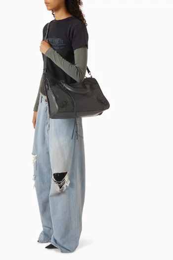 Medium Le City Bag in Arena Lambskin