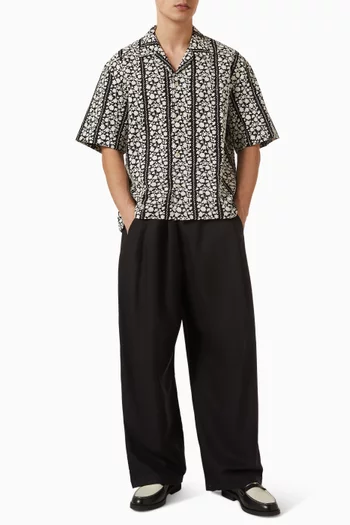 Wewa Wide-leg Pants in Twill