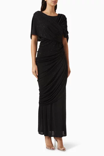 Draped Maxi Dress