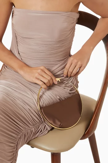 Key Eternity Clutch in Satin
