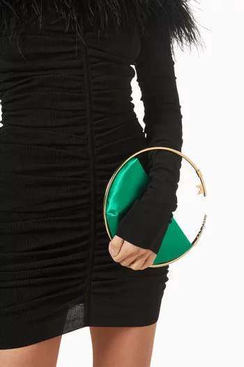Key Eternity Clutch in Satin