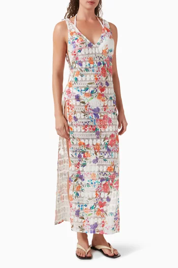 Joy Cover-up Dress in Sheer Lace