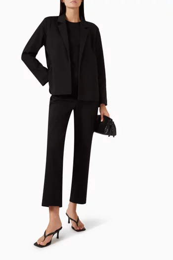 Open-front Blazer in Cotton-blend
